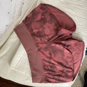 Lululemon Speed Up shorts, mid rise, 4” inseam